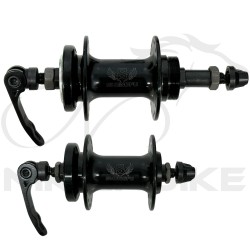 توپی جلو و عقب ضامندار دوچرخه اوکی مدل 32 سوراخ دیسکی 6 پیچ بلبرینگی (آلومینیومی) - بسته 2 عددی