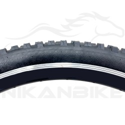 لاستیک دوچرخه کندا سایز 27.5x2.40 مدل دور ابریشم