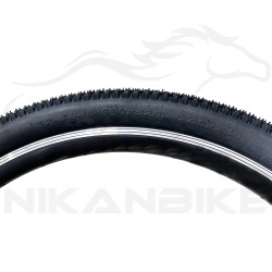 لاستیک دوچرخه کندا سایز 27.5x2.10 مدل دور ابریشم