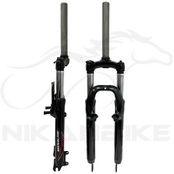 دوشاخ کمکدار دوچرخه اوکی سایز 26 مدل قفل شو سر آلومینیومی A (اورسایز)