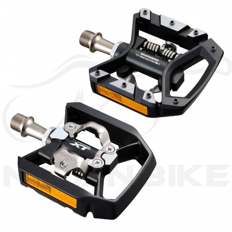 رکاب قفل شو دو طرفه دوچرخه شیمانو مدل SHIMANO PD-T8000 DEORE XT PEDAL - بسته 2 عددی
