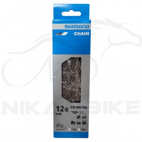 زنجیر دوچرخه شیمانو 12سرعته SHIMANO CN-M6100 12SP 116L