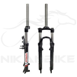 دوشاخ کمکدار دوچرخه ویتارا سایز 26 (اورسایز) مدل قفل شو تمام آلومینیومی A