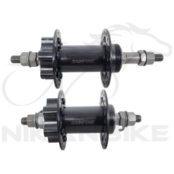 توپی جلو و عقب دوچرخه مدل 36 سوراخ ديسكی 6 پيچ بلبرینگی(فلزی) - بسته 2 عددی