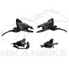 ست ترمز هیدرولیک دوچرخه شیمانو مدل SHIMANO BL-MT200 با دسته دنده شیمانو 8x3 مدلEF505