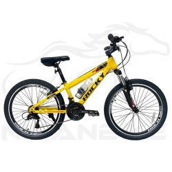 دوچرخه کوهستان راکی سایز 24 مدل آهنی 2408 ویبریک (21 دنده)
