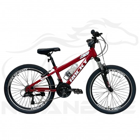 دوچرخه کوهستان راکی سایز 24 مدل آهنی 2408 ویبریک (21 دنده)