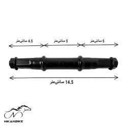 میل تنه چهارگوش دوچرخه مدل مهره خور