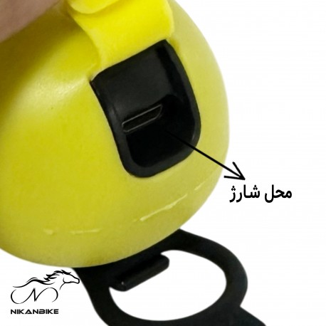 چراغ جلو با بوق دوچرخه مدل عروسکی XK-060