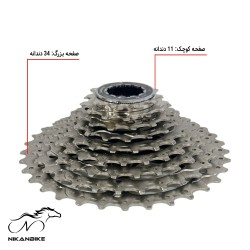 خودرو 9 سرعته شیمانو مدل 34-11 SHIMANO ALIVIO CS-HG400-9