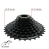خودرو 9 سرعته دوچرخه شیمانو مدل کشویی 34-11 SHIMANO CS-HG200-9