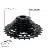 خودرو 9 سرعته دوچرخه شیمانو مدل کشویی SHIMANO CS-HG200-9 11-32