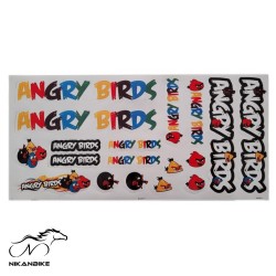 استیکر دوچرخه مدل ANGRYBIRDS شیشه ای