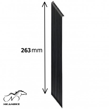 پره دوچرخه سايز 20 طول 263mm بسته 72 عددی