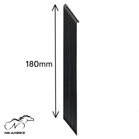 پره دوچرخه سايز 20 طول 180mm بسته 72 عددی