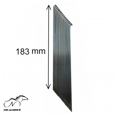  پره دوچرخه سايز 20 طول 183mm بسته 72 عددی