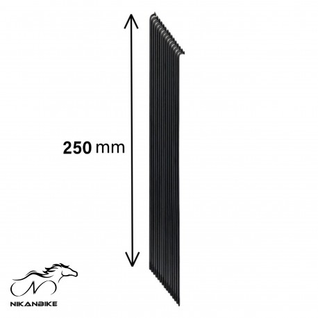 پره دوچرخه سايز 26 طول 250mm بسته 72 عددی