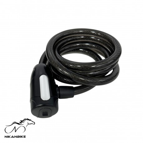 قفل دوچرخه کلیدی کاپریولو 1500-12 مدل سر آلومینیومی