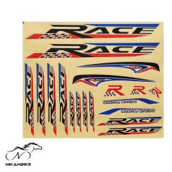‌ استیکر دوچرخه مدل Race