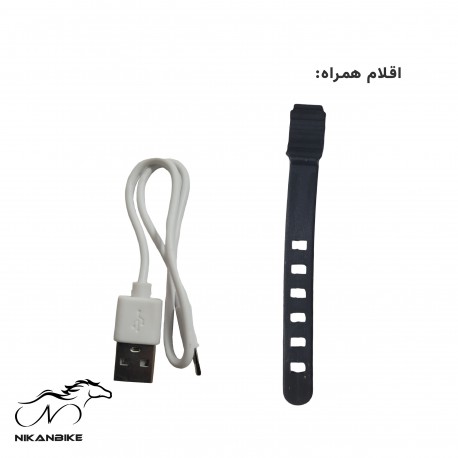 چراغ عقب دوچرخه مدل QX-W08B