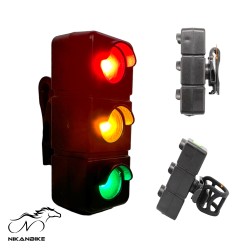 چراغ راهنمایی دوچرخه مدل QX-W19 (شارژی)