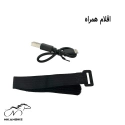 چراغ عقب دوچرخه مدل پلیسی (شارژی)