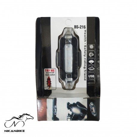 چراغ پلیسی دوچرخه مدل BS-216 (شارژی)