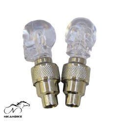 چراغ سروالف دوچرخه مدل اسکلتی - بسته دو عددی