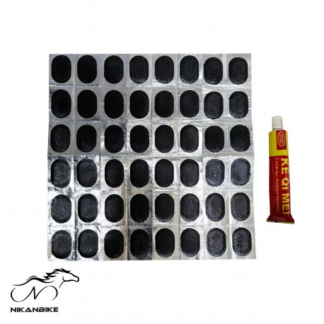 چسب و وصله پنچرگیری دوچرخه مدل 48 تایی