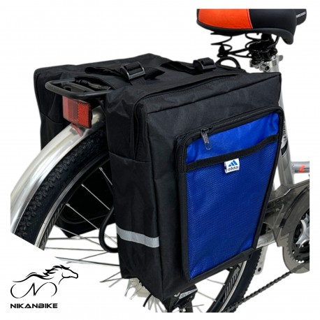 کیف خورجینی دوچرخه مدل pu