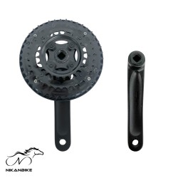 طبق قامه دوچرخه وایب مدل آلومینیومی 160v2 3sp 42T - پک 2 عددی