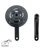 طبق قامه دوچرخه وایب مدل آلومینیومی 160v2 3sp 42T - پک 2 عددی