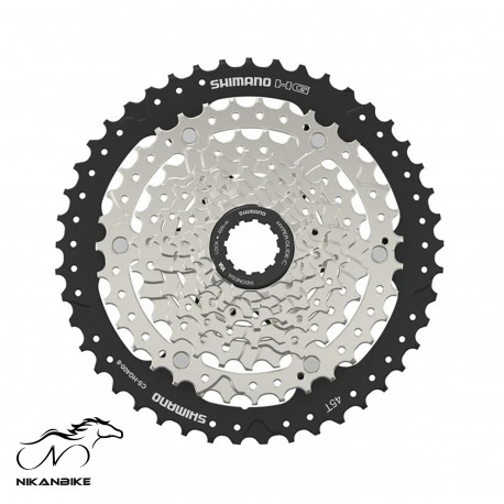 خودرو 8 سرعته دوچرخه شیمانو مدل کشویی 45-11 SHIMANO ACERA CS-HG400-9