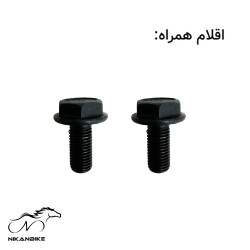 توپی تنه دوچرخه مدل بلبرینگی A ‎:نقره ای