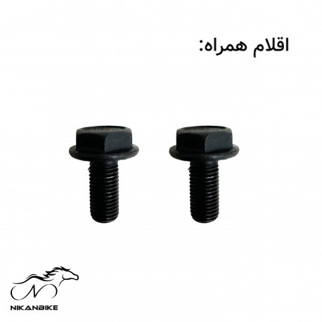 توپی تنه دوچرخه مدل بلبرینگی A ‎:نقره ای