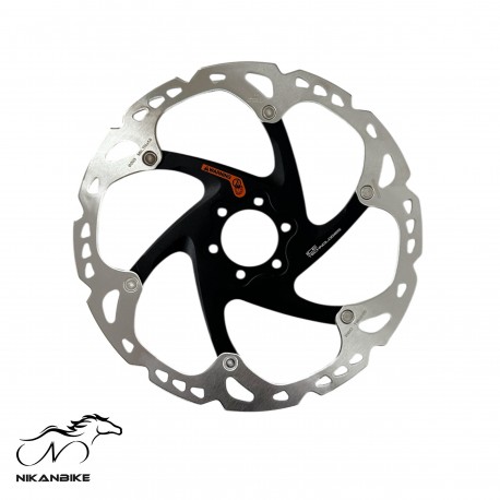 روتور دیسک دوچرخه شیمانو مدل 6 پیچ Shimano Deore XT SM RT86 203mm