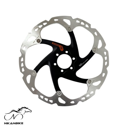 روتور دیسک دوچرخه شیمانو مدل 6 پیچ Shimano Deore XT SM RT86 203mm