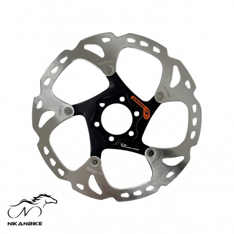 روتور دیسک دوچرخه شیمانو مدل 6 پیچ Shimano Deore XT SM RT86 180mm