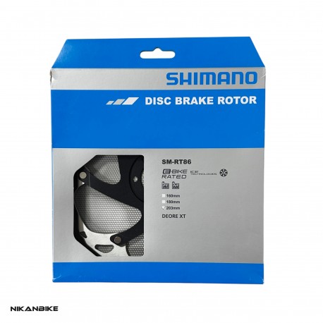 روتور دیسک دوچرخه شیمانو مدل 6 پیچ Shimano Deore XT SM RT86 203mm