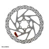 روتور دیسک دوچرخه شیمانو مدل SHIMANO DEORE SM-RT56 180mm