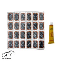 چسب و وصله پنچرگیری دوچرخه مدل 24 تایی