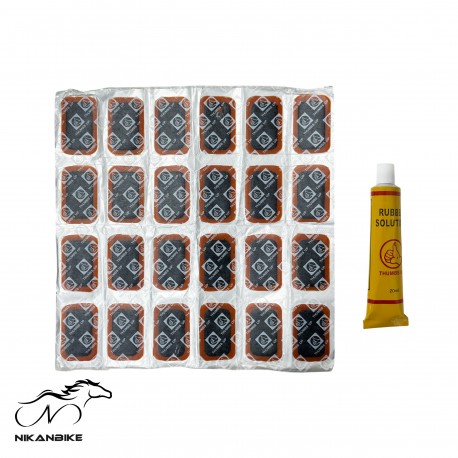 چسب و وصله پنچرگیری دوچرخه مدل 24 تایی