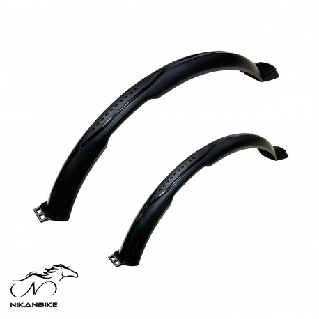 گلگیر جلو و عقب دوچرخه سایز 26 مدل TURBO - پک 2 عددی