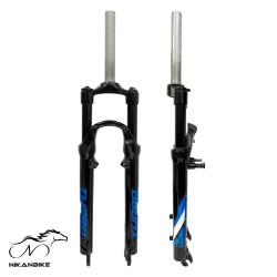 دوشاخ کمکداردوچرخه سایز 27.5 (اورسایز) مدل قفل شو سر آلومینیومی