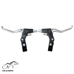 كت ترمز دوچرخه مدل ويبريك آلومينيومي - بسته 2 عددي رنگ:مشكي