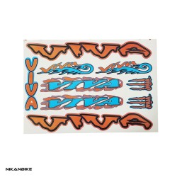 استیکر دوچرخه مدل VIVA