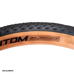 لاستیک دوچرخه تاشو چائویانگ سایز27.5x2.20 مدلTR-H-5234 دور کرم(تیوبلس)