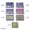 استیکر دوچرخه بسته 100 عددی