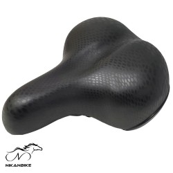 زین دوچرخه مدل پهن پوست ماری