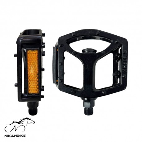 رکاب دوچرخه مدل آلومینیومی 6 ضلعی A - بسته 2 عددی